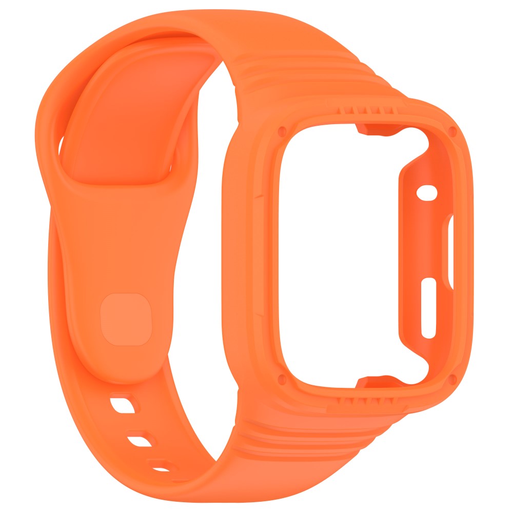 Vildt Elegant Silikone Rem passer til Xiaomi Redmi Watch 3 - Orange#serie_4