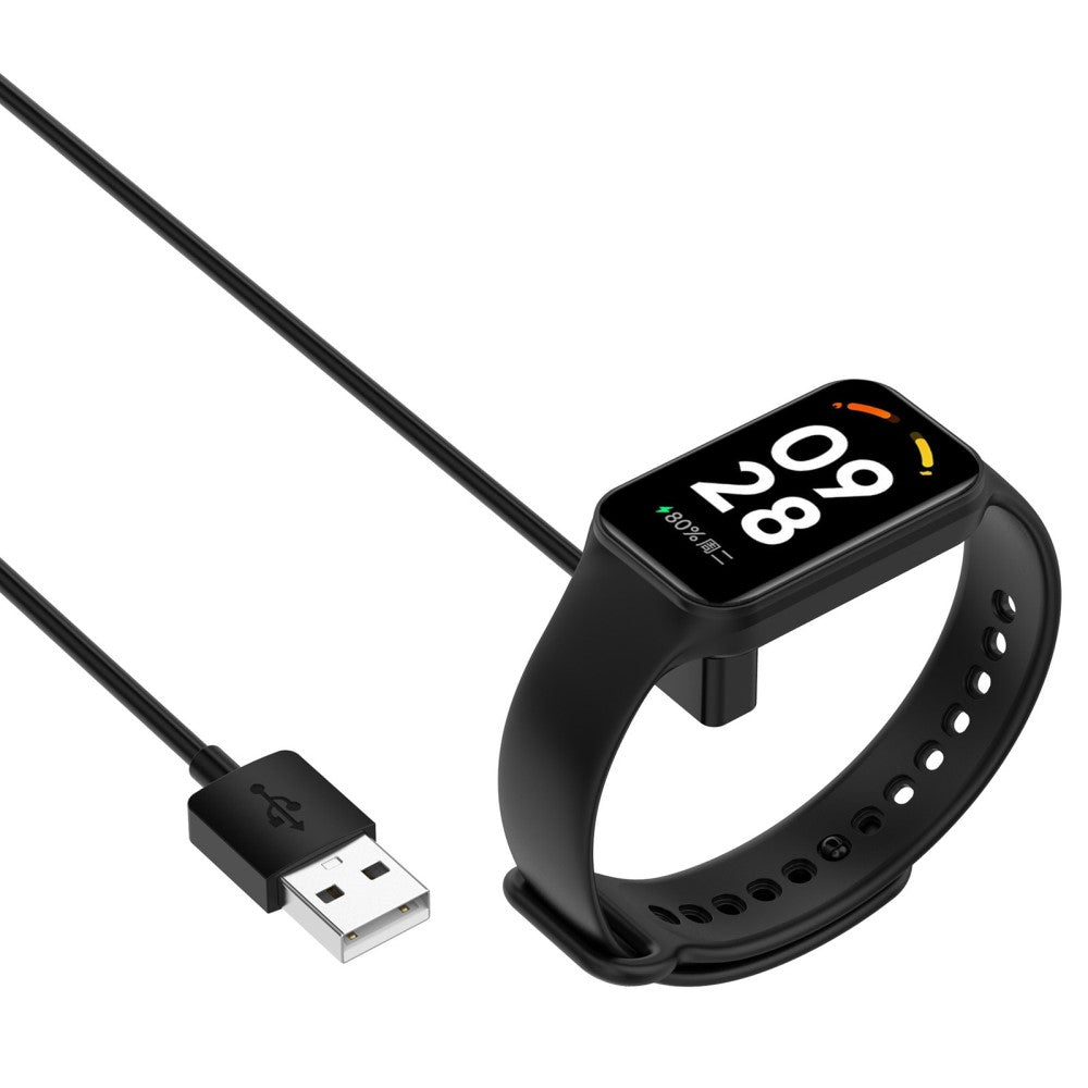 60cm Opladningskabel passer til Xiaomi Smart Band 8 / Xiaomi Redmi Band 2 - Sort#serie_1