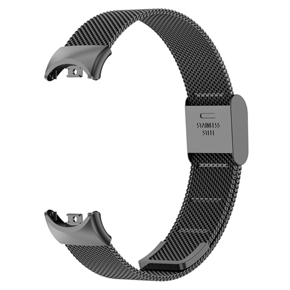 Meget Elegant Metal Rem passer til Xiaomi Smart Band 8 - Sort#serie_1