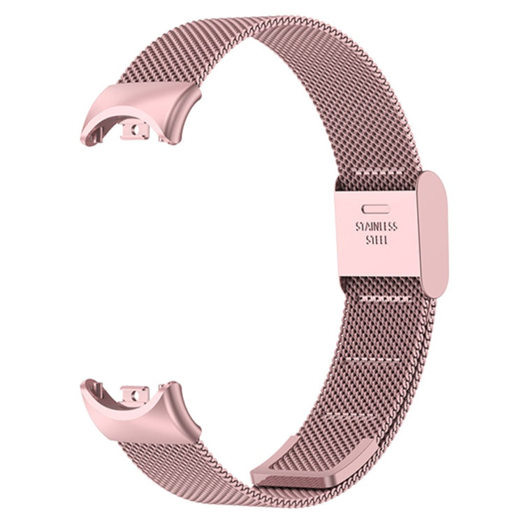 Meget Elegant Metal Rem passer til Xiaomi Smart Band 8 - Pink#serie_3