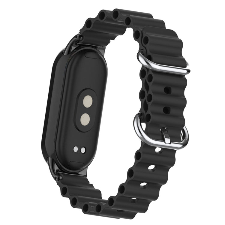 Flot Silikone Cover passer til Xiaomi Smart Band 8 - Sort#serie_13