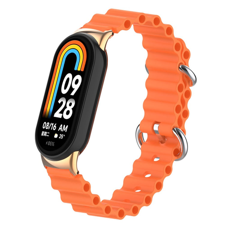 Flot Silikone Cover passer til Xiaomi Smart Band 8 - Orange#serie_14