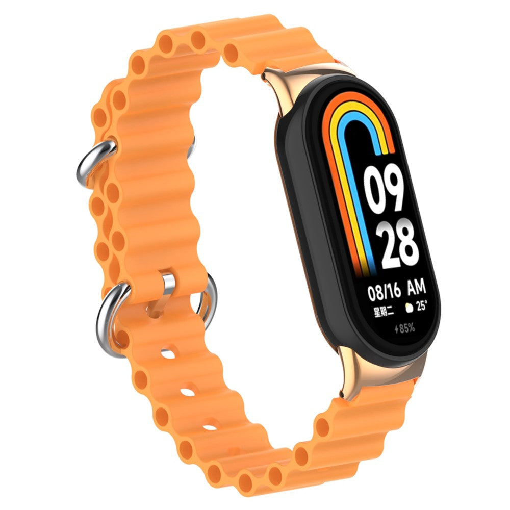 Flot Silikone Cover passer til Xiaomi Smart Band 8 - Orange#serie_16