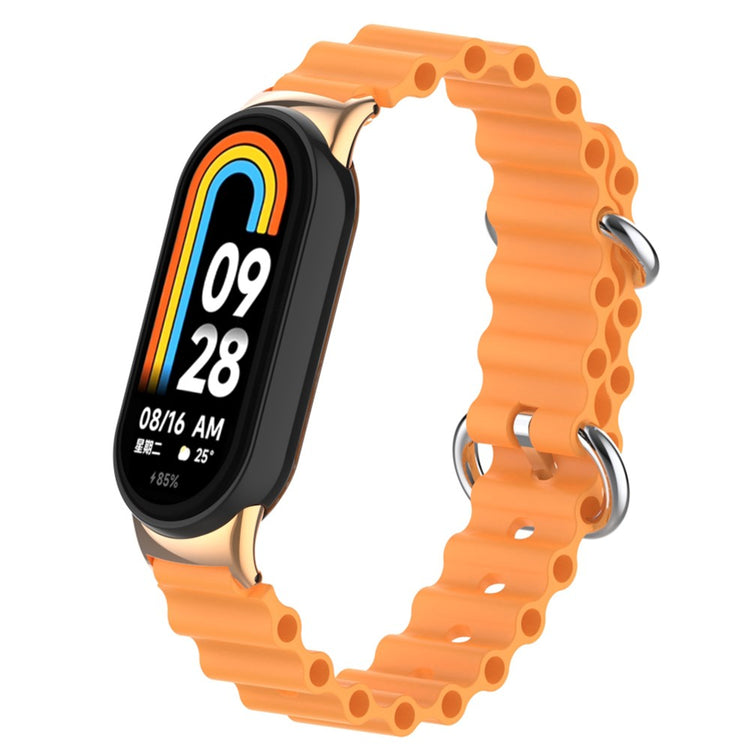 Flot Silikone Cover passer til Xiaomi Smart Band 8 - Orange#serie_16