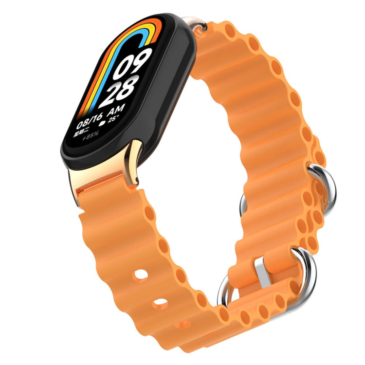 Flot Silikone Cover passer til Xiaomi Smart Band 8 - Orange#serie_16