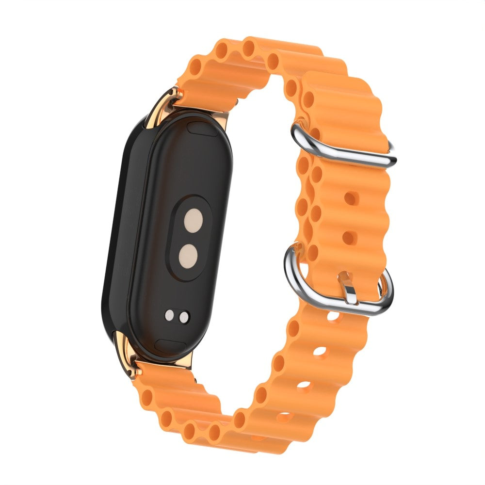 Flot Silikone Cover passer til Xiaomi Smart Band 8 - Orange#serie_16