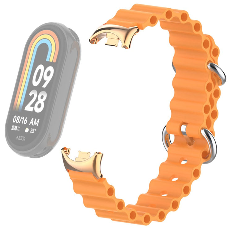 Flot Silikone Cover passer til Xiaomi Smart Band 8 - Orange#serie_16