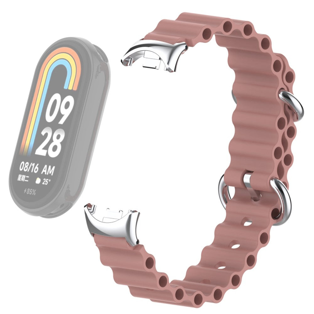 Flot Silikone Cover passer til Xiaomi Smart Band 8 - Pink#serie_4