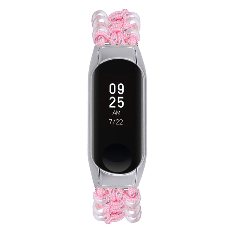 Rigtigt Godt Nylon Rem passer til Xiaomi Smart Band 8 - Pink#serie_2