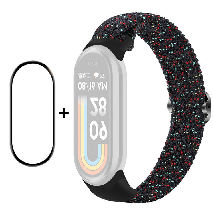 Silikone Skærmbeskytter passer til Xiaomi Smart Band 8 - Sort#serie_10