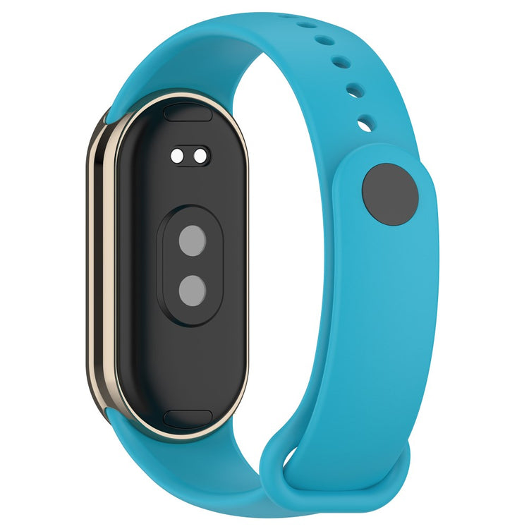 Mega Flot Silikone Rem passer til Xiaomi Smart Band 8 - Blå#serie_12