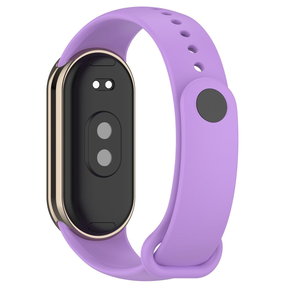 Mega Flot Silikone Rem passer til Xiaomi Smart Band 8 - Lilla#serie_14