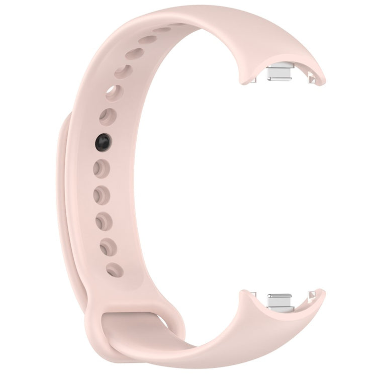 Mega Flot Silikone Rem passer til Xiaomi Smart Band 8 - Pink#serie_15