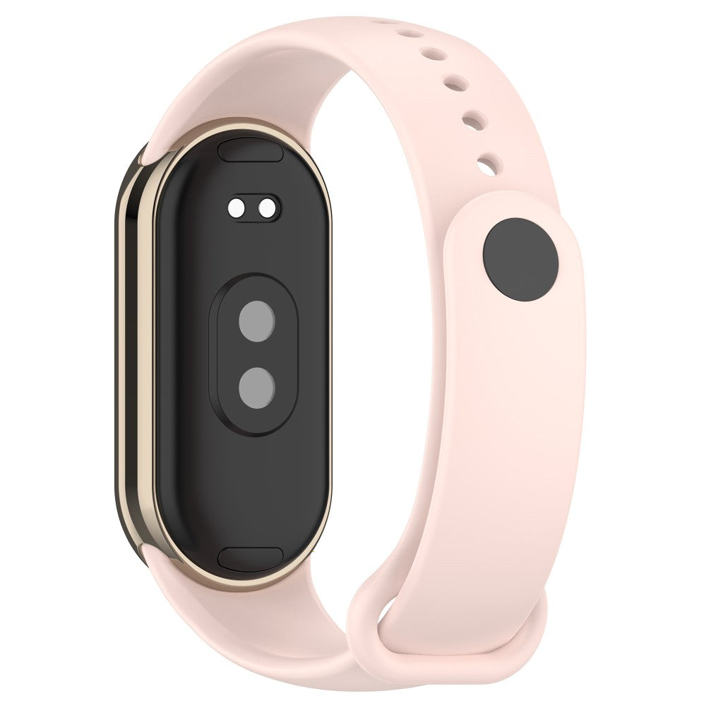 Mega Flot Silikone Rem passer til Xiaomi Smart Band 8 - Pink#serie_15