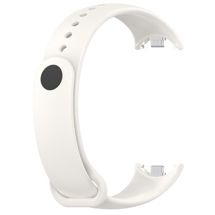 Mega Flot Silikone Rem passer til Xiaomi Smart Band 8 - Hvid#serie_3