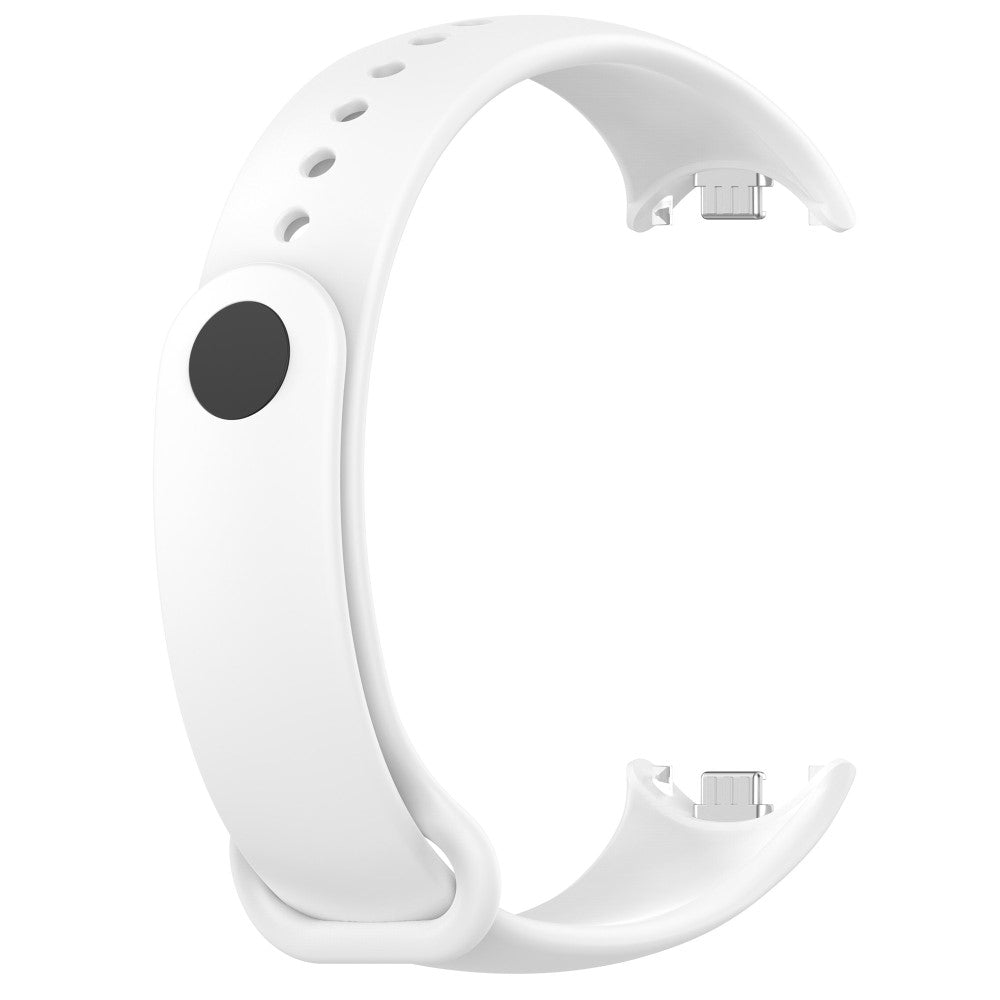 Mega Flot Silikone Rem passer til Xiaomi Smart Band 8 - Hvid#serie_4