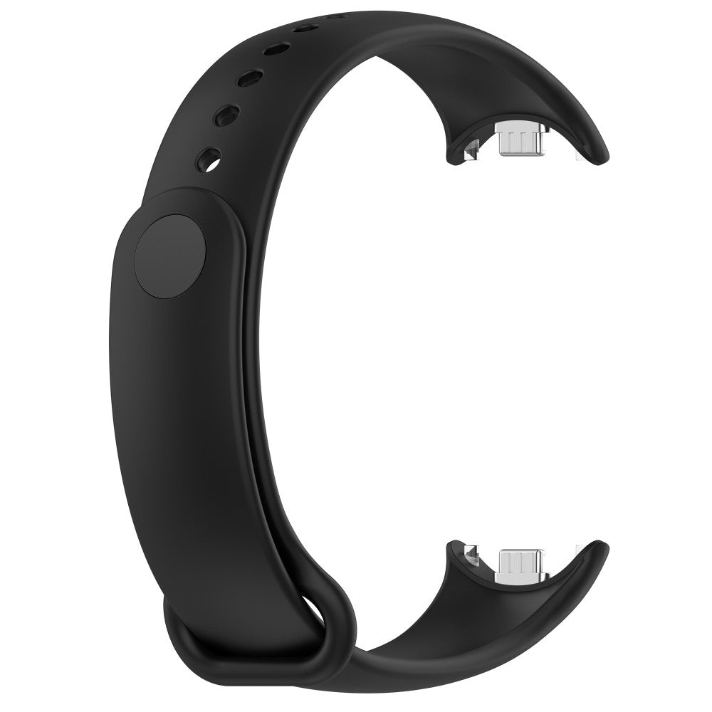 Mega Flot Silikone Rem passer til Xiaomi Smart Band 8 - Sort#serie_6