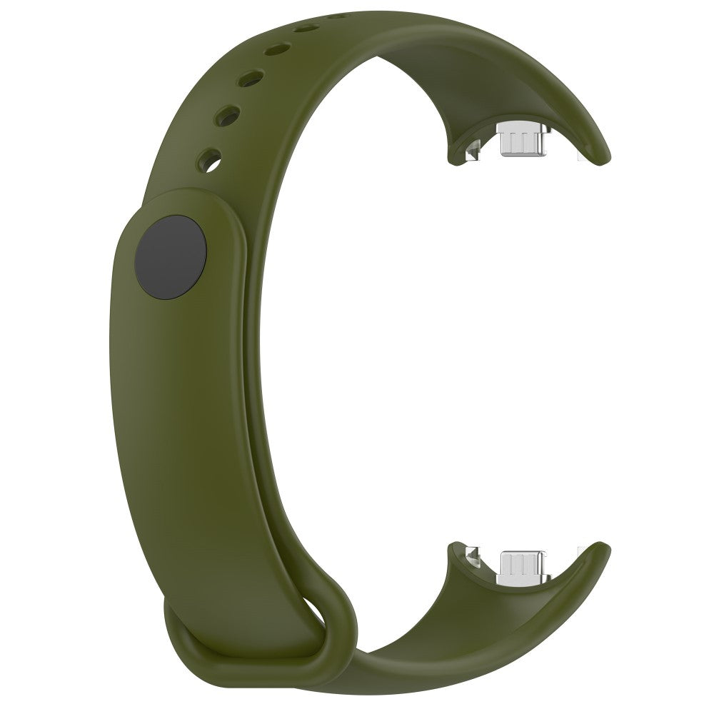 Mega Flot Silikone Rem passer til Xiaomi Smart Band 8 - Grøn#serie_8