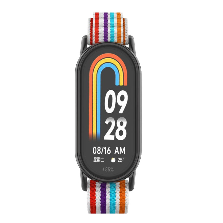 Komfortabel Nylon Rem passer til Xiaomi Smart Band 8 - Flerfarvet#serie_1