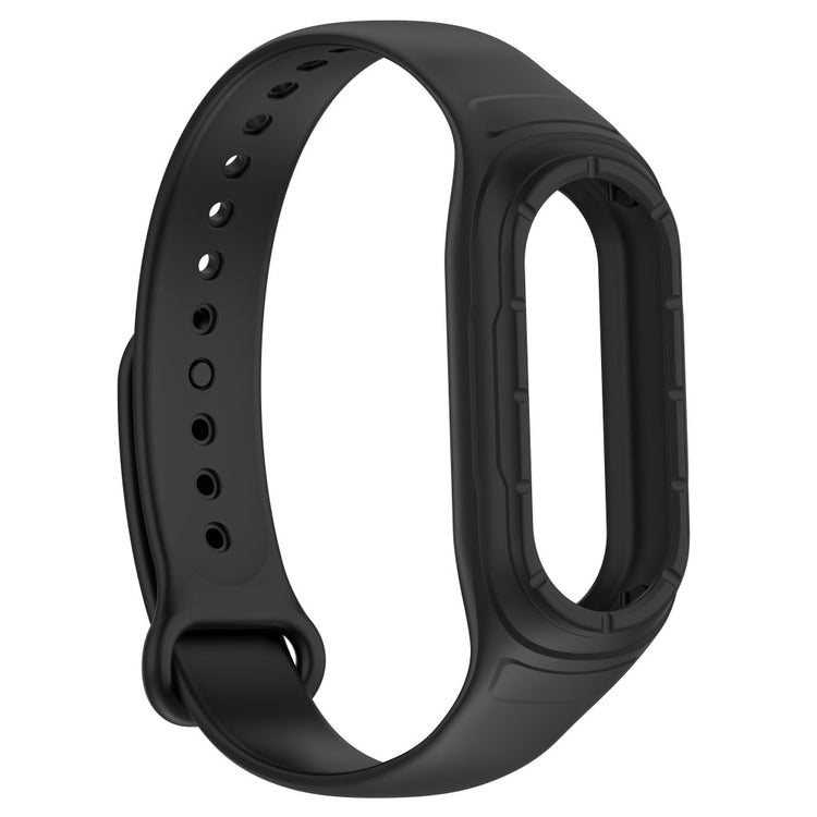 Alle Tiders Silikone Rem passer til Xiaomi Smart Band 8 - Sort#serie_1