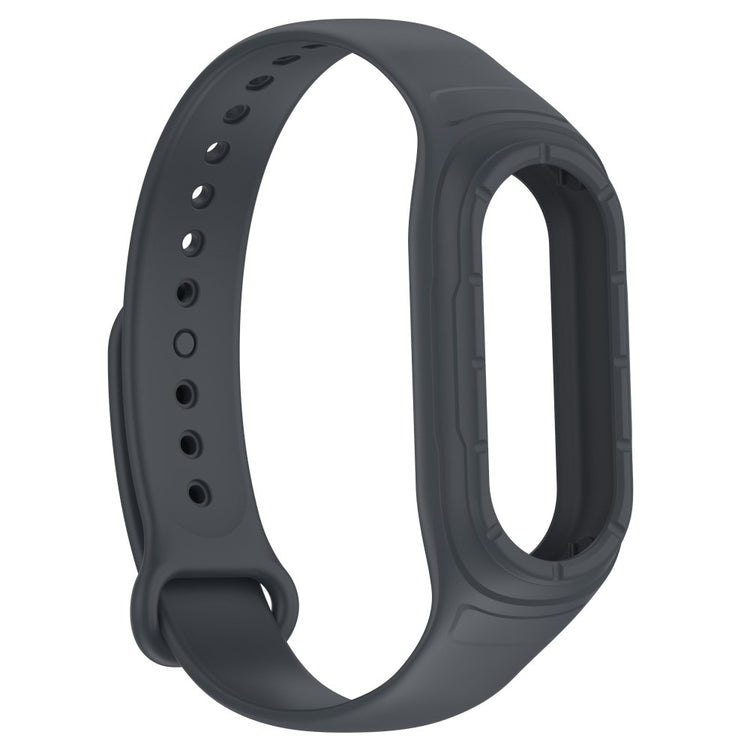 Alle Tiders Silikone Rem passer til Xiaomi Smart Band 8 - Sølv#serie_3