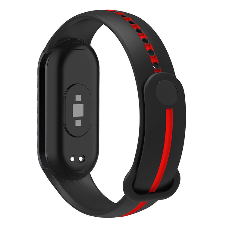 Vildt Flot Silikone Rem passer til Xiaomi Smart Band 8 - Blå#serie_2