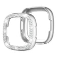 Morbido Fitbit Sense 2 / Fitbit Versa 4 Strass e Silicone / TPU Cover