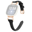 Super Elegante Fitbit Smartwatch Vera Pelle E Strass Universali Cinturino