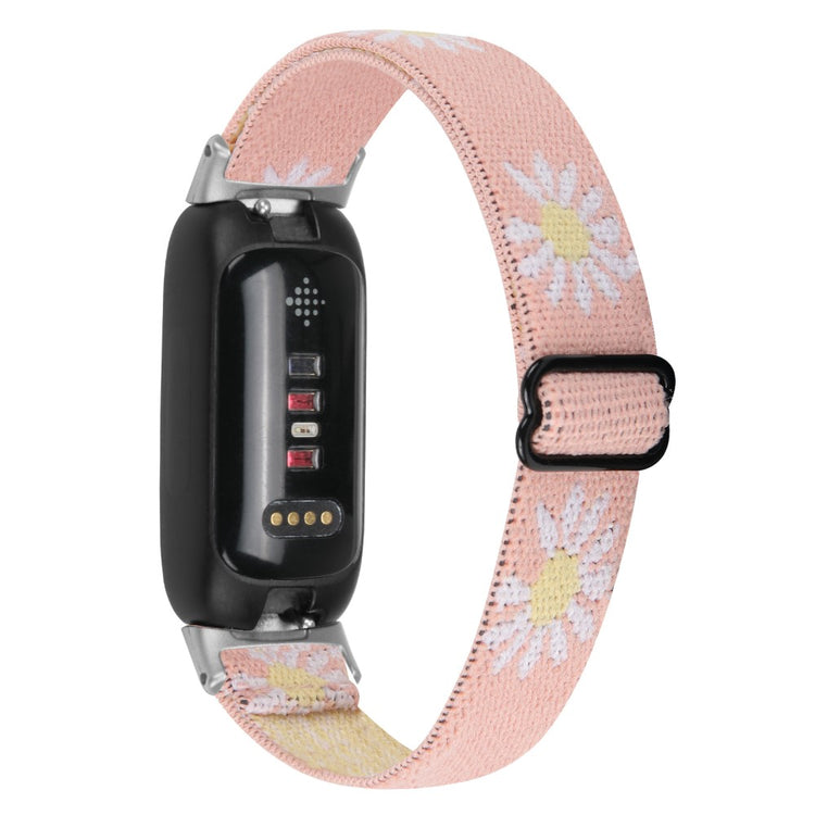 Skøn Nylon Rem passer til Fitbit Inspire 3 - Pink#serie_10