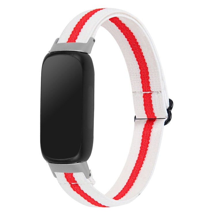 Skøn Nylon Rem passer til Fitbit Inspire 3 - Rød#serie_7