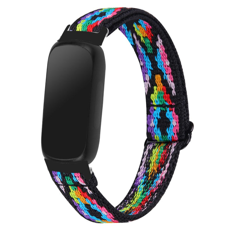 Fantastisk Metal Og Nylon Rem passer til Fitbit Inspire 3 - Flerfarvet#serie_4