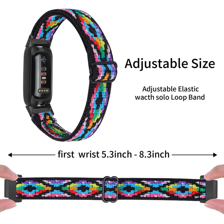 Fantastisk Metal Og Nylon Rem passer til Fitbit Inspire 3 - Flerfarvet#serie_4