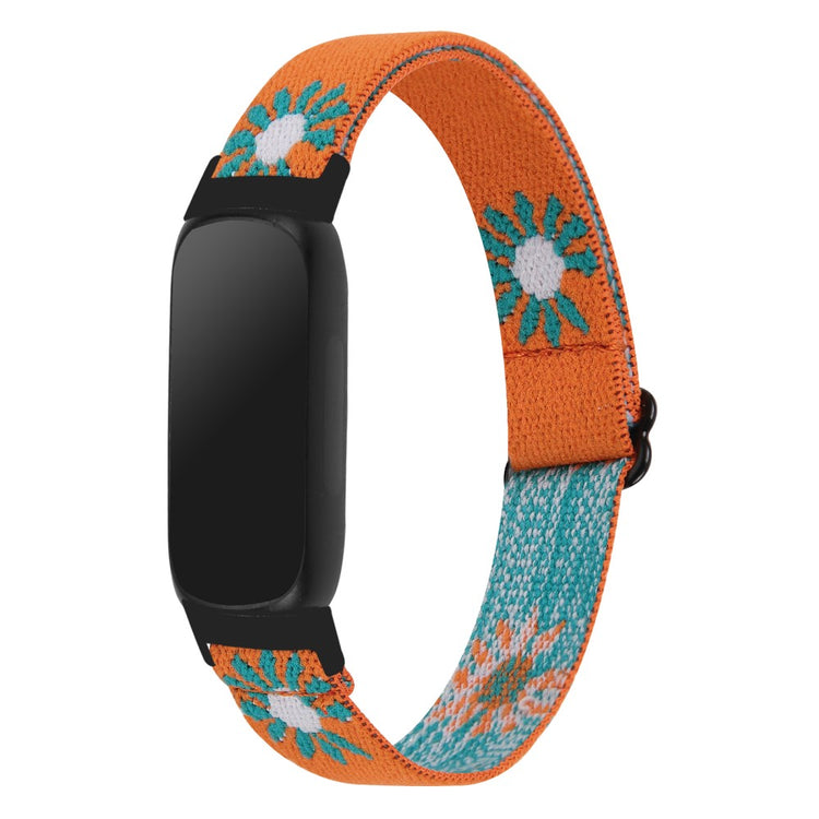 Fantastisk Metal Og Nylon Rem passer til Fitbit Inspire 3 - Orange#serie_9