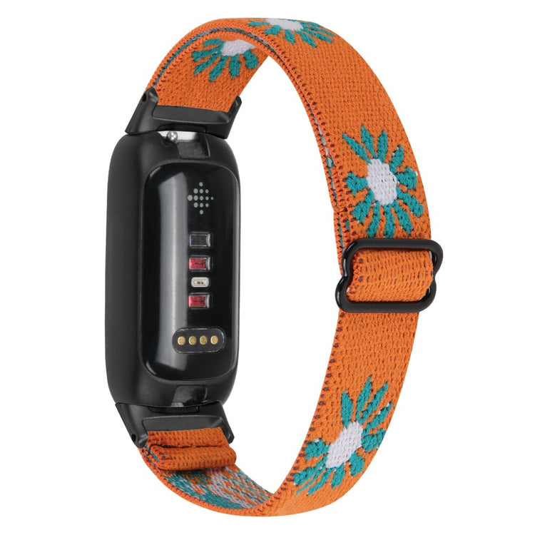 Fantastisk Metal Og Nylon Rem passer til Fitbit Inspire 3 - Orange#serie_9