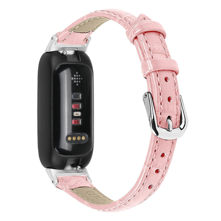 Mega Kønt Metal Rem passer til Fitbit Inspire 3 - Pink#serie_1