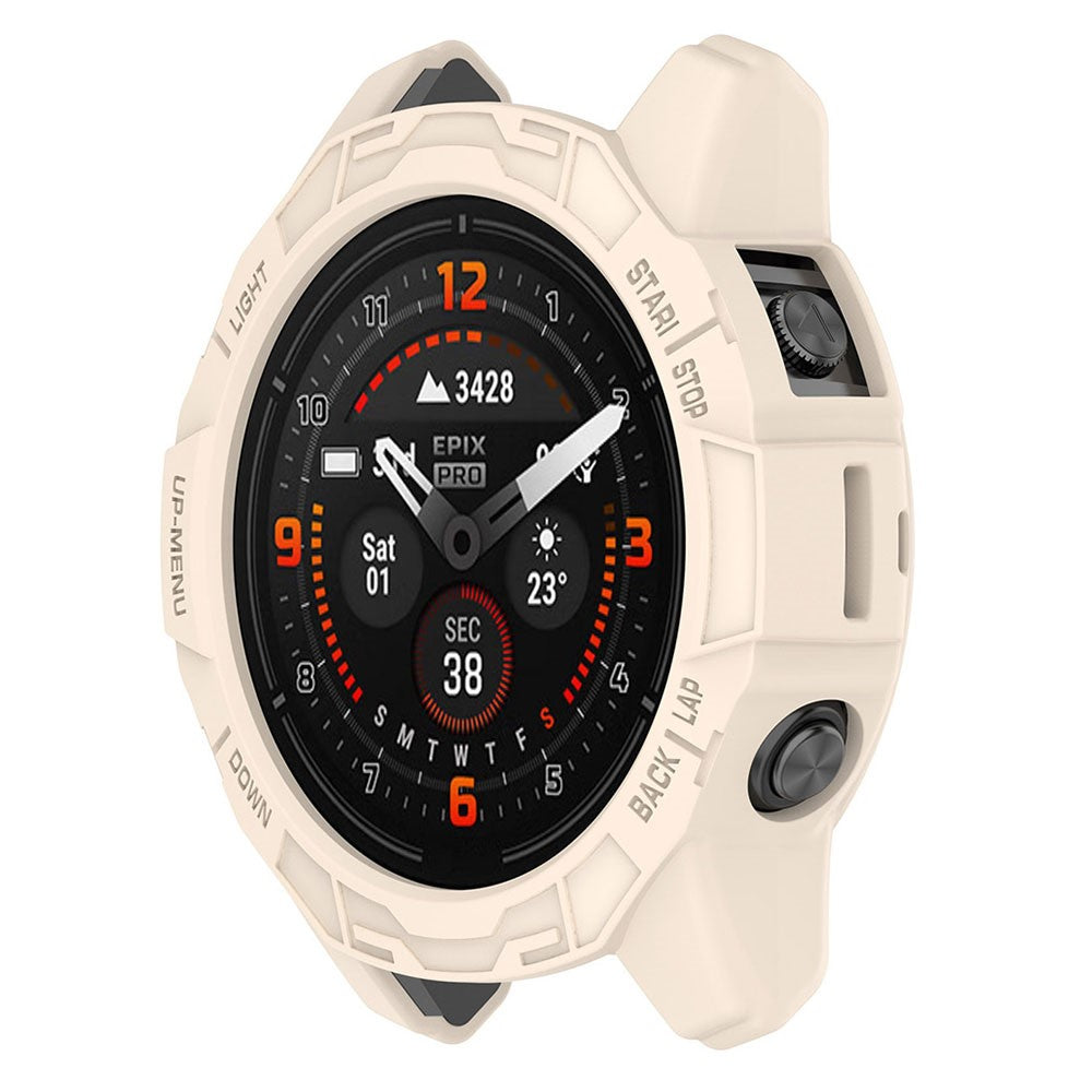 HAT PRINCE Garmin Fenix 7S / 7S Pro / Epix Pro (Gen 2) 42mm hollow cover - Beige#serie_2