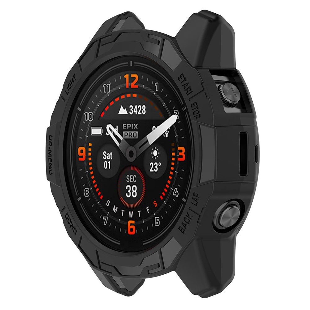 HAT PRINCE Garmin Fenix 7S / 7S Pro / Epix Pro (Gen 2) 42mm hollow cover - Black#serie_4