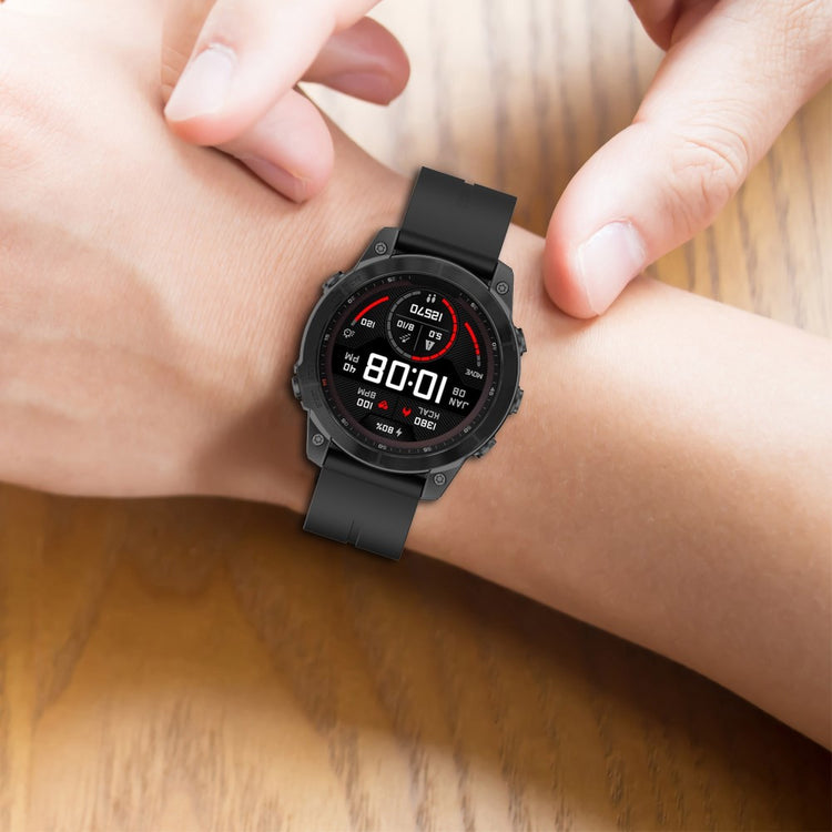 Mega Cool Metal Og Silikone Universal Rem passer til Smartwatch - Gul#serie_2