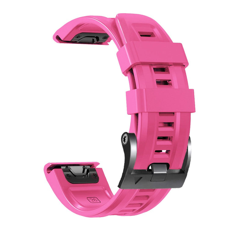 Super Skøn Silikone Universal Rem passer til Smartwatch - Pink#serie_4