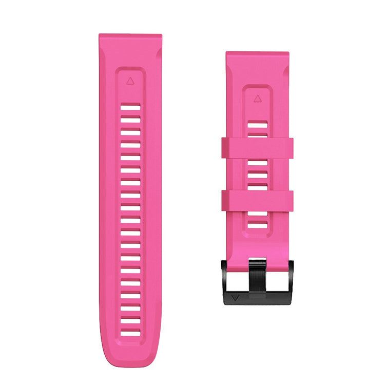 Super Skøn Silikone Universal Rem passer til Smartwatch - Pink#serie_4