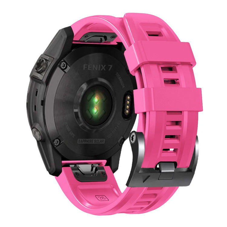 Super Skøn Silikone Universal Rem passer til Smartwatch - Pink#serie_4