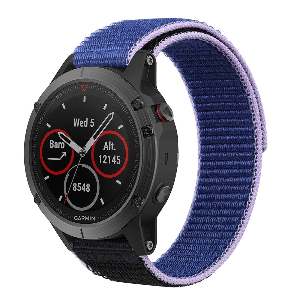 Superflot Nylon Universal Rem passer til Smartwatch - Blå#serie_1