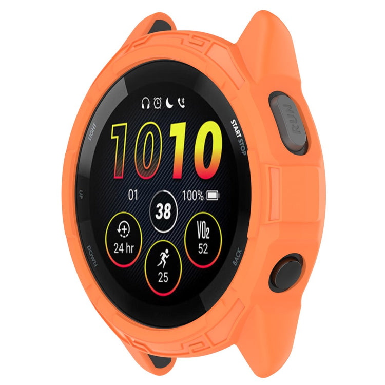 Beskyttende Silikone Bumper passer til Garmin Forerunner 265 - Orange#serie_1