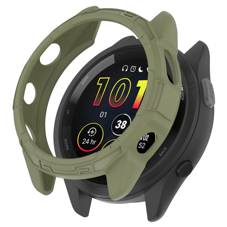 Beskyttende Silikone Bumper passer til Garmin Forerunner 265 - Grøn#serie_2