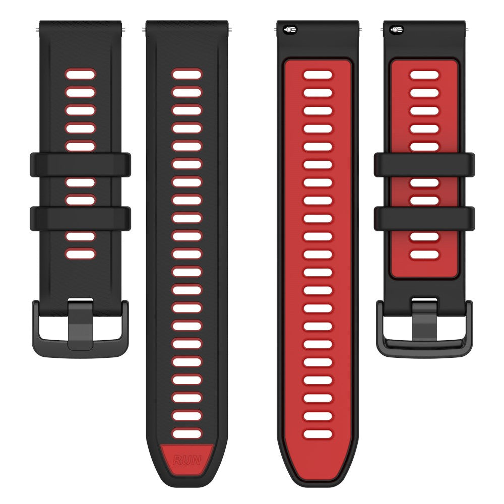 Mega Cool Silikone Rem passer til Garmin Forerunner 265S - Rød#serie_7