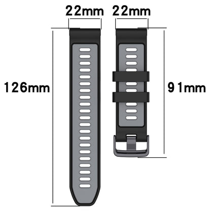 Super Slidstærk Silikone Universal Rem passer til Smartwatch - Gul#serie_3