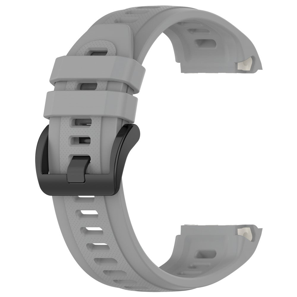 Metal Og Silikone Universal Rem passer til Garmin Approach S70 (47mm) / Garmin Approach S70 Series - Sølv#serie_8