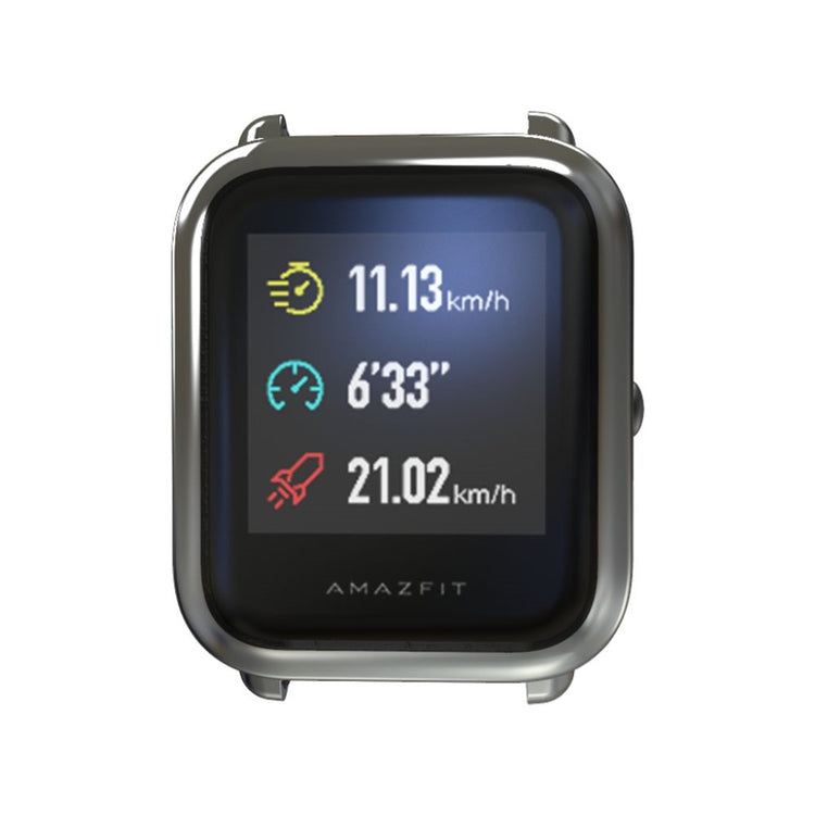 Rigtigt Fed Amazfit Youth Silikone Cover - Sølv#serie_3