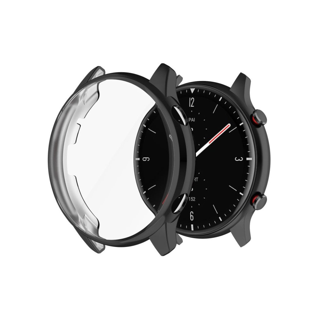 Fint Amazfit GTR 2 Silikone Cover - Sort#serie_1