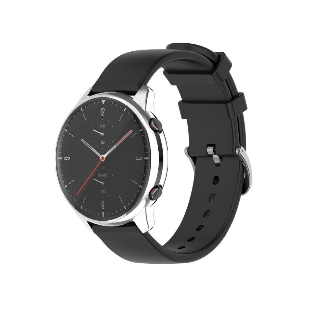 Rigtigt Fed Amazfit GTR 2 Silikone Cover - Sølv#serie_6